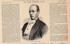 Governor Letcher of Virginia; Frank Leslie's Illustrated Newspaper, December 22, 1860-1