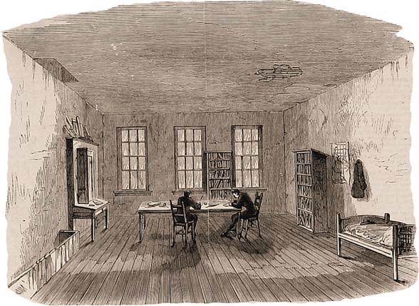 The First Law Office Rented in 1837 By Abraham Lincoln, President-Elect, in Hoffman's Row, Third Division, Up-Stairs, Springfield, Ill.