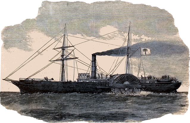 The Steamship 'Marion,' seized by the State of South Carolina to be Converted into a Man-Of-War