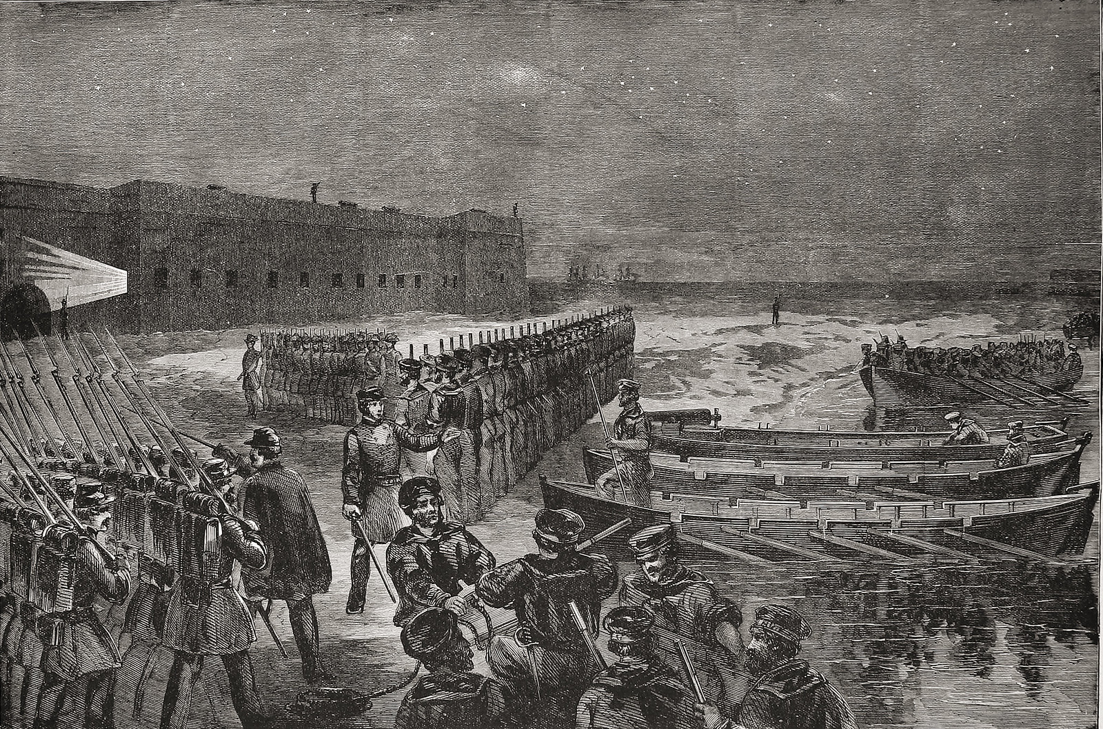 Re-Enforcements of Fort Pickens by Company A., First Artillery on Saturday Morning, April 13, 1861