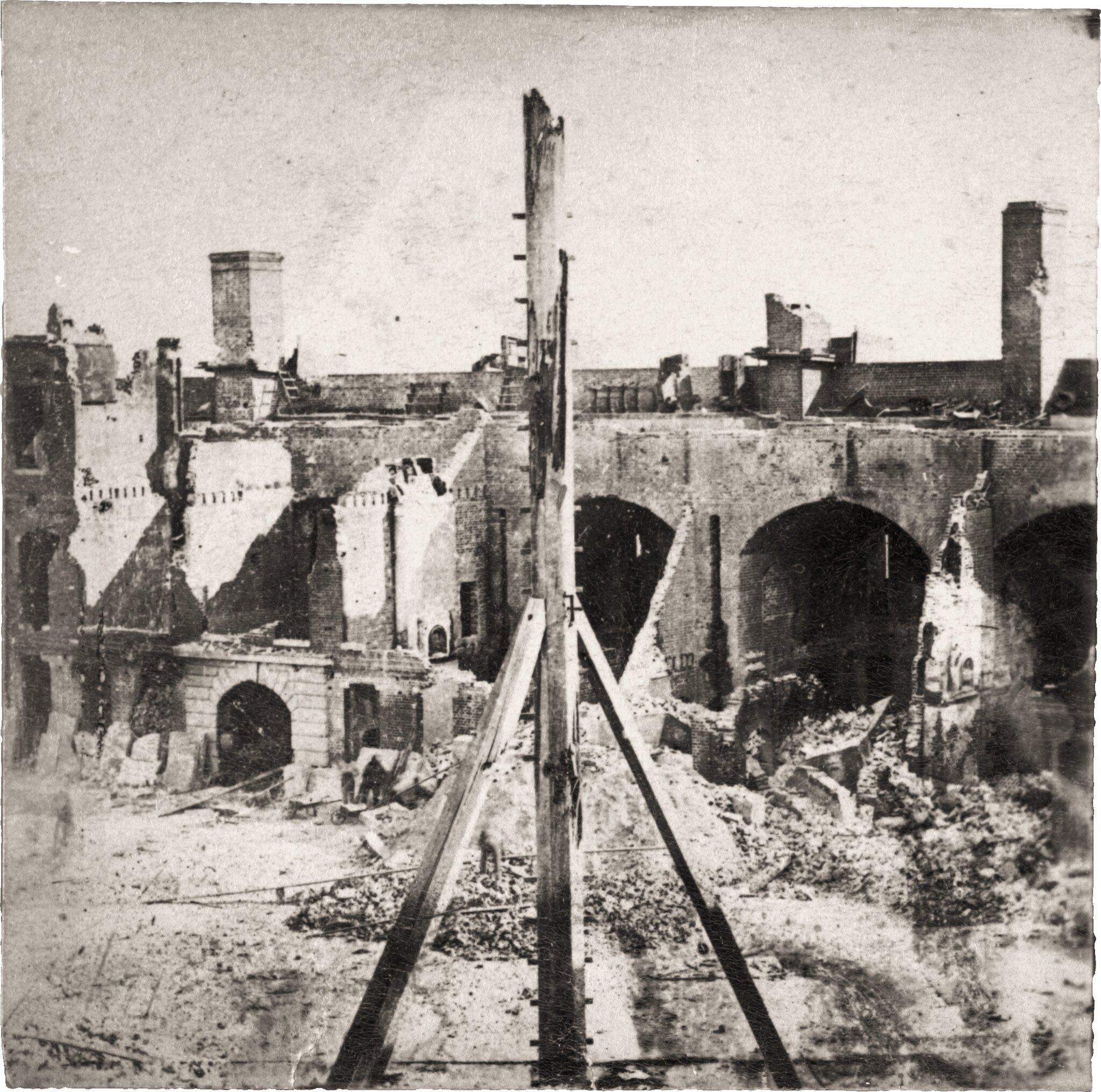 Ruins of Fort Sumter, Charleston Harbor, S.C.