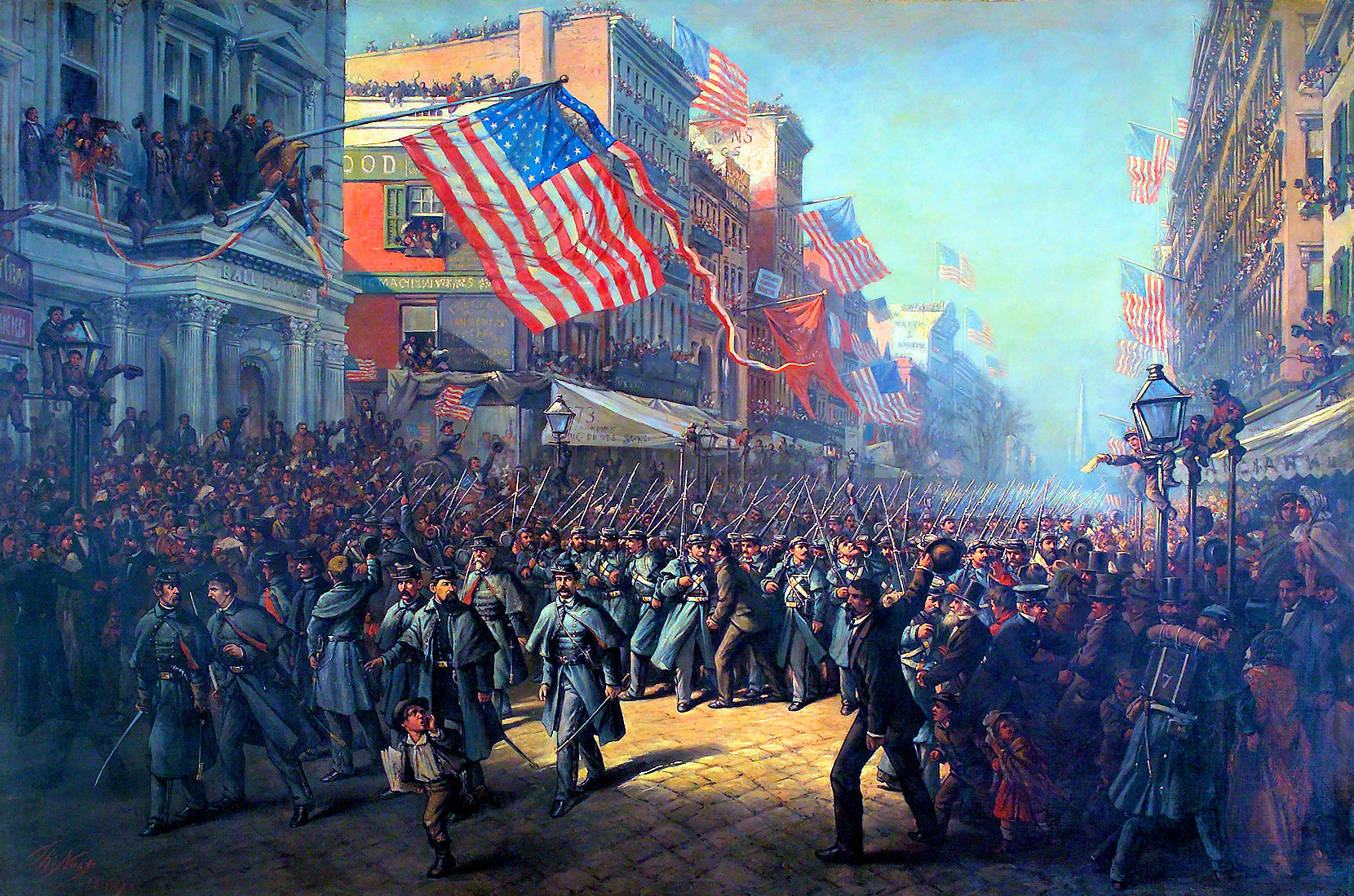 The Departure of the Seventh Regiment to the War