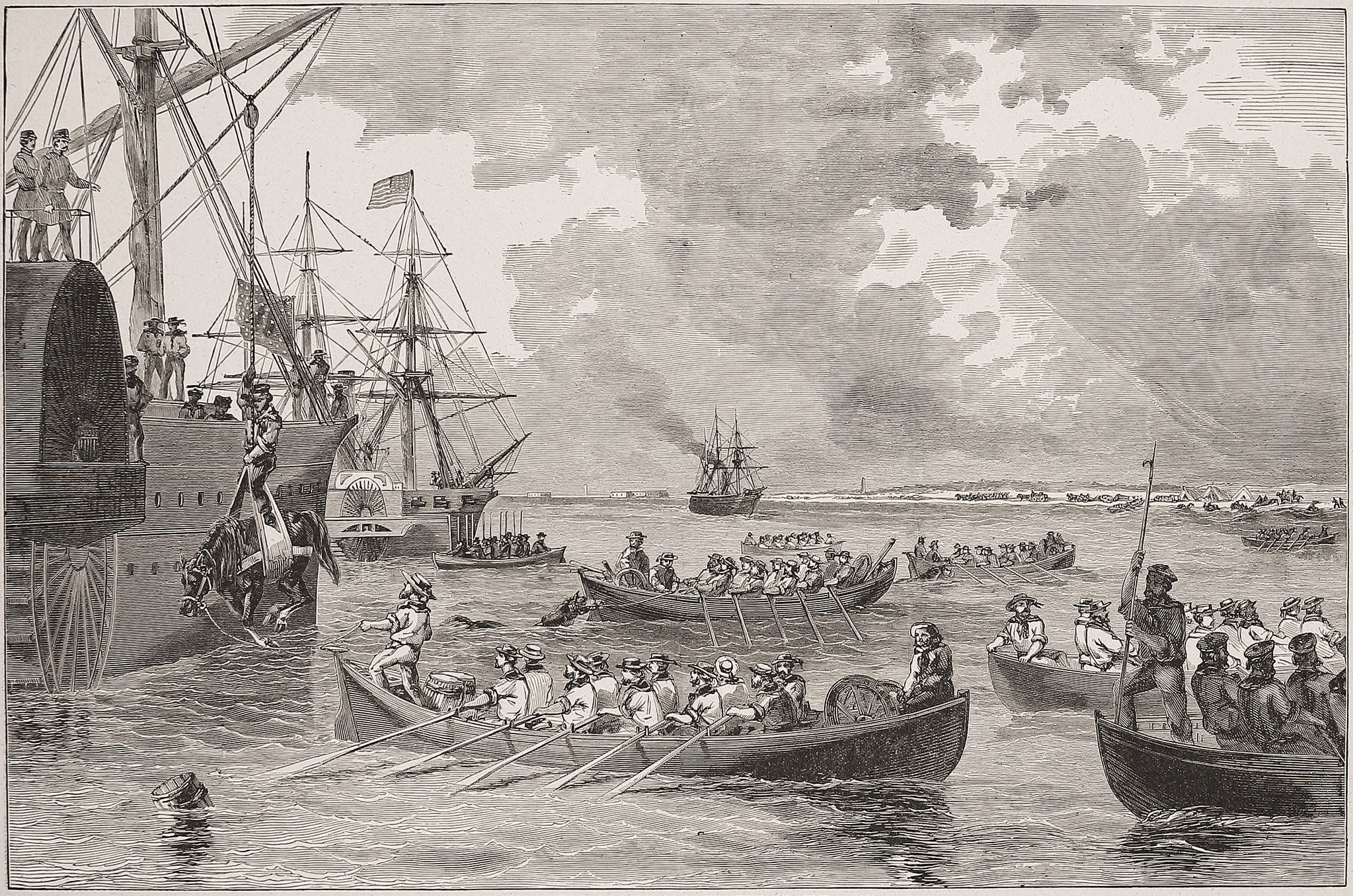 The Second Re-Enforcement of Fort Pickens, on April 16, 1861