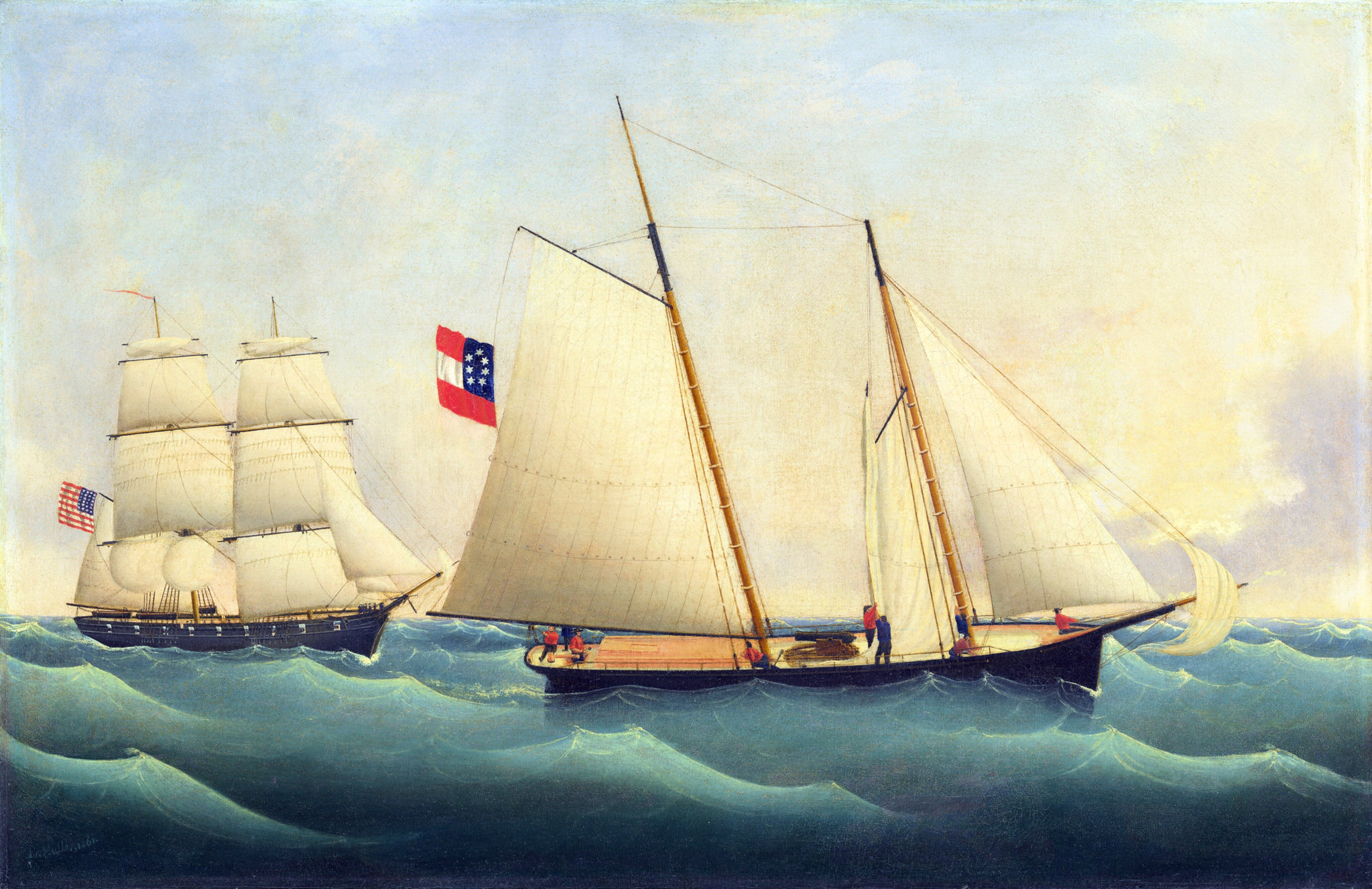 Capture of the Privateer Savannah by the USS Perry