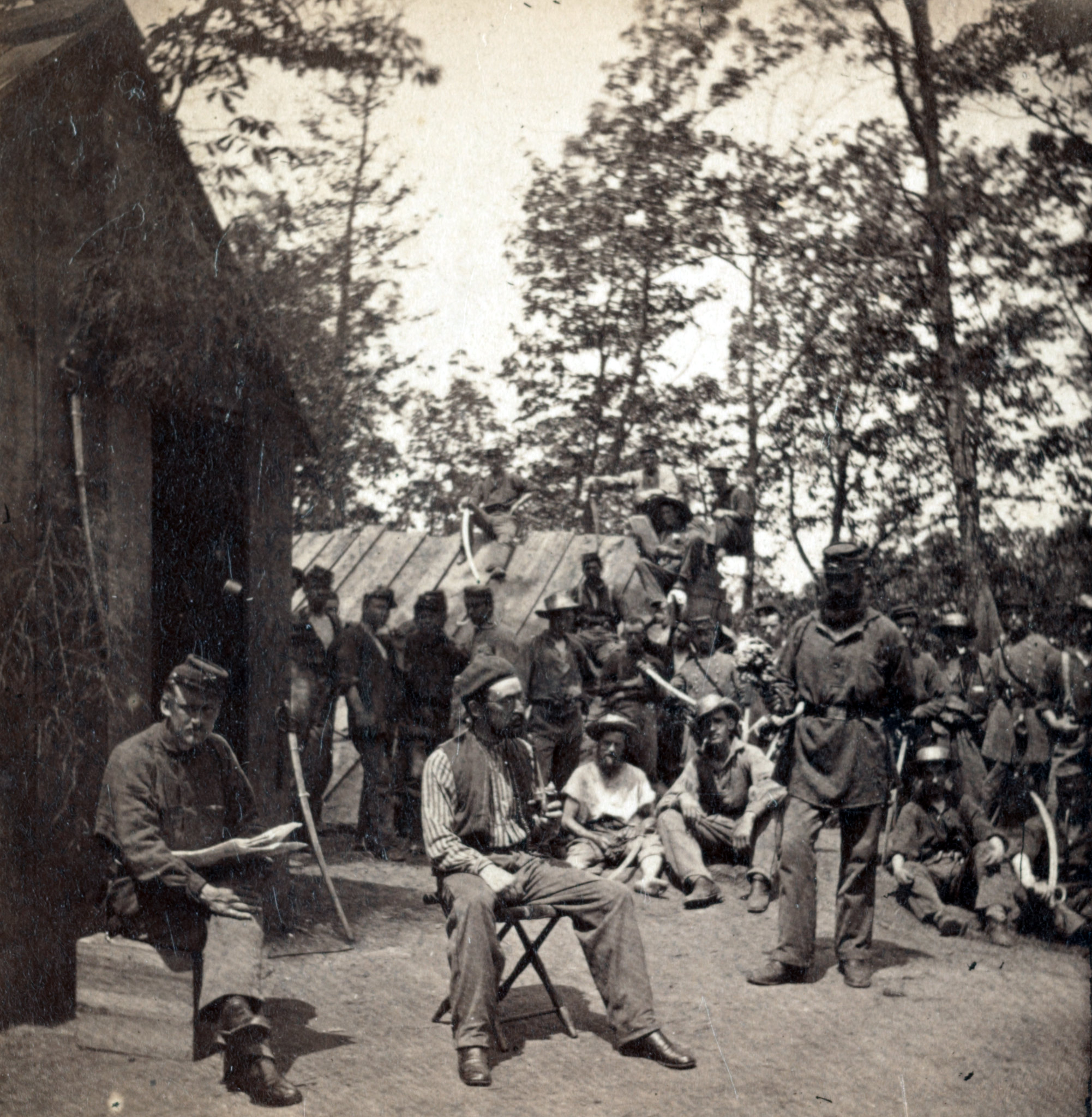 Camp life, Army of the Potomac Taking it Easy.