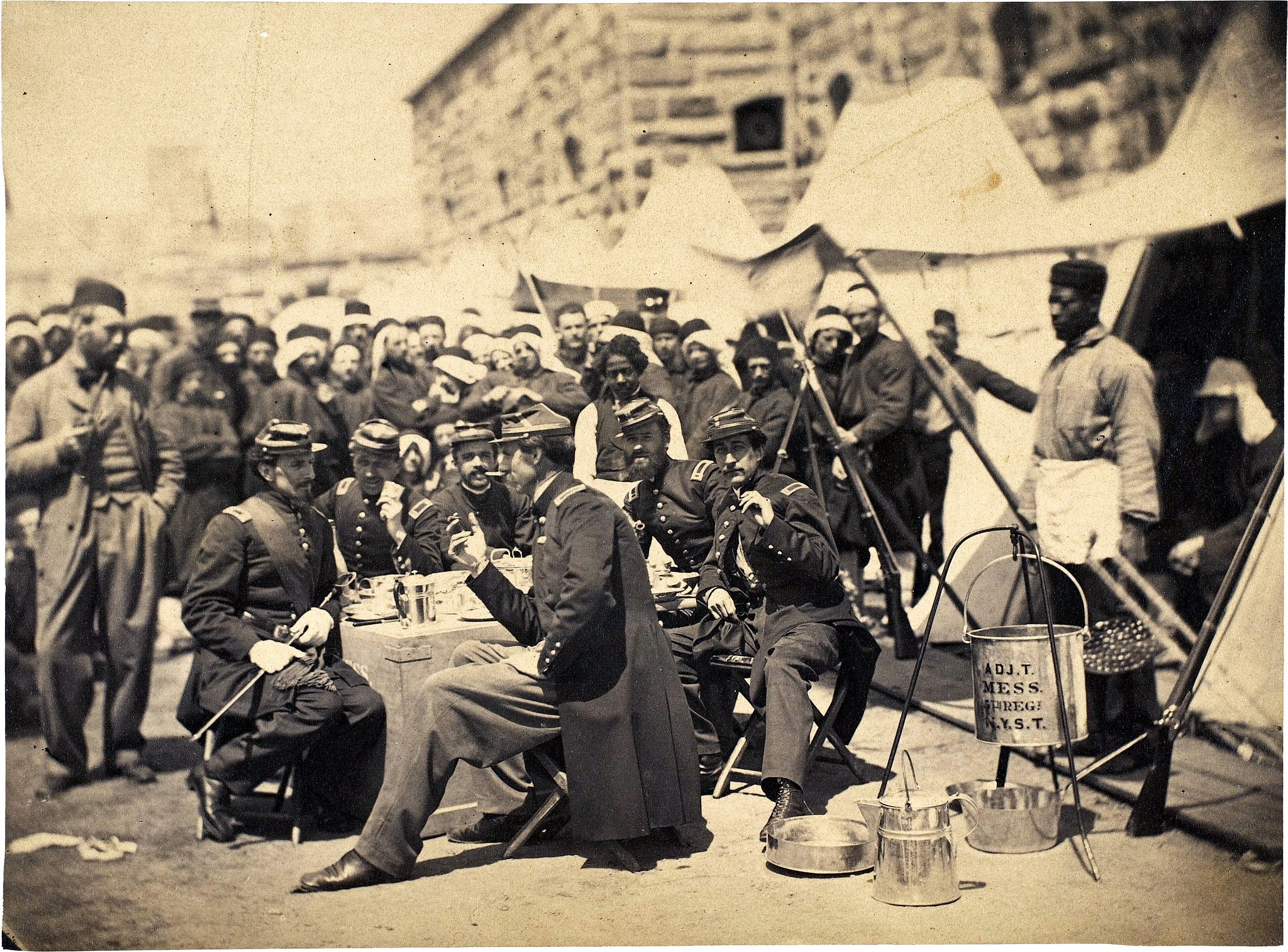 Duryea Zouaves, Fort Schuyler Adjuant Mess, May 18, 1861