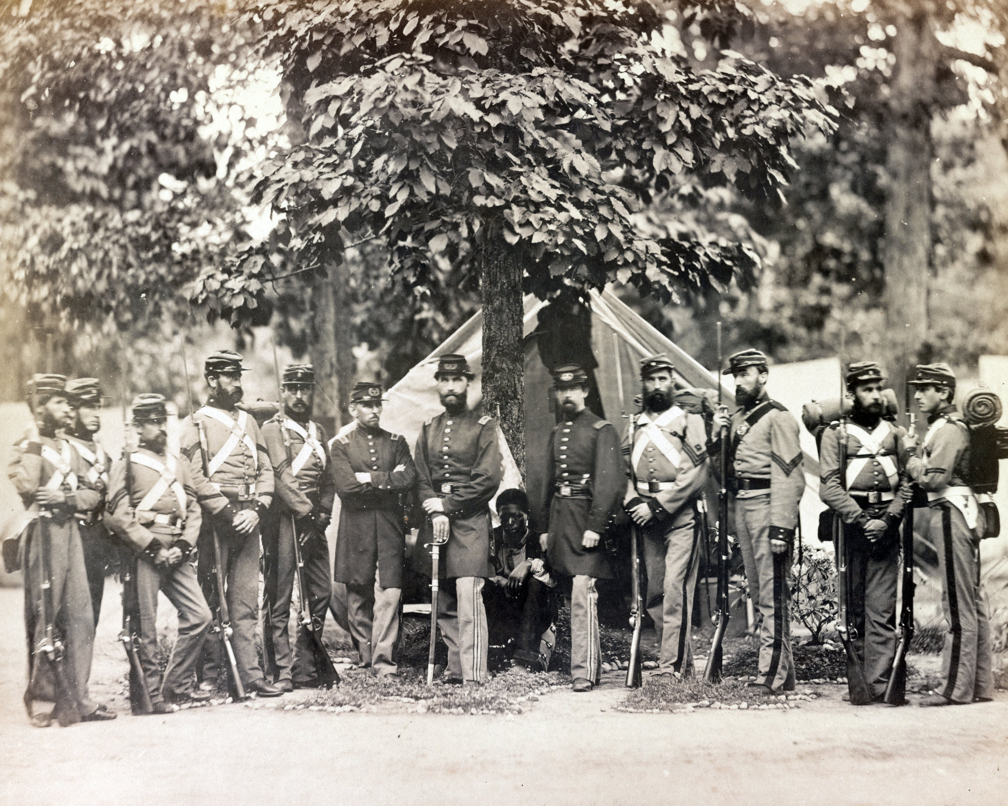 Officers and non-commissioned officers of Co. A, 8th New York State Militia, Arlington, Va., June, 1861