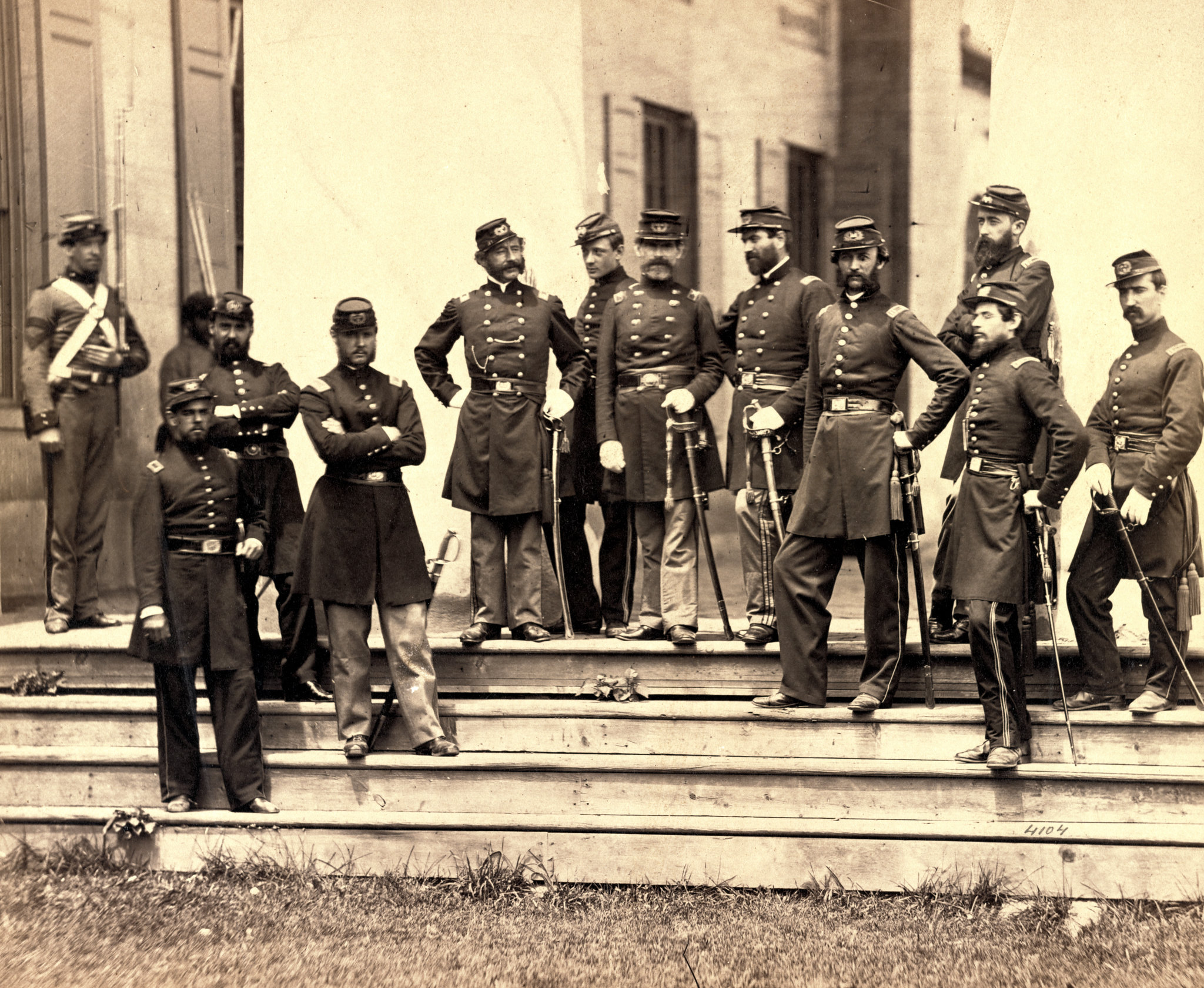 Officers of 8th New York State Militia, Arlington, Va., June, 1861