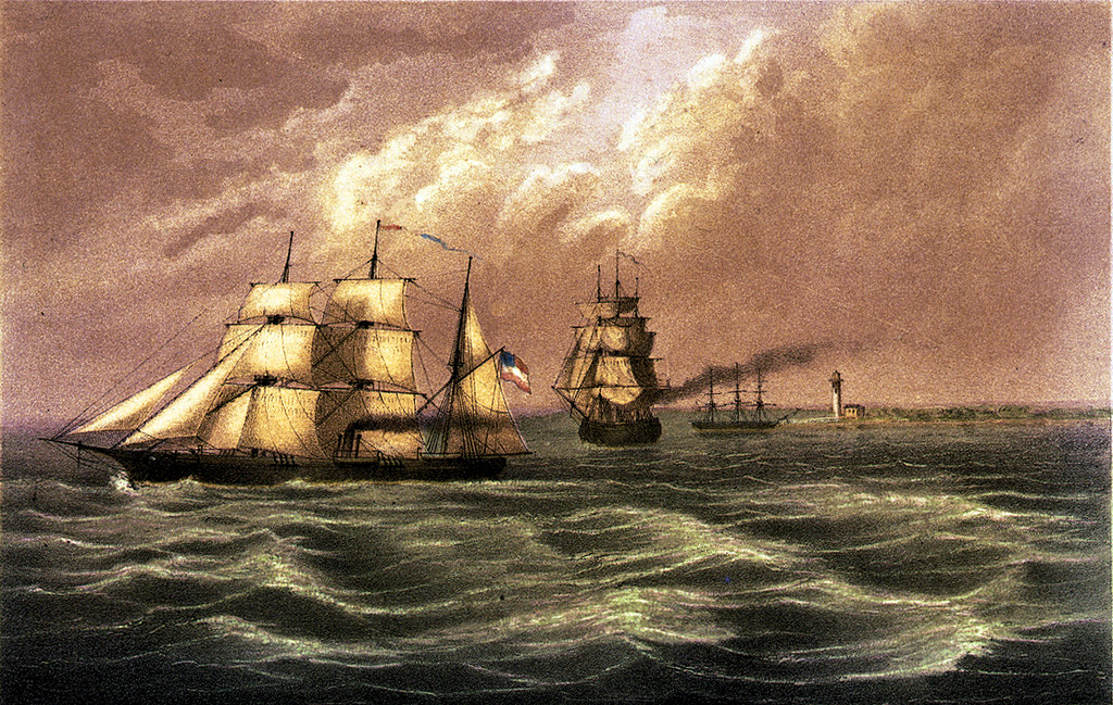 CSS Sumter running the blockade