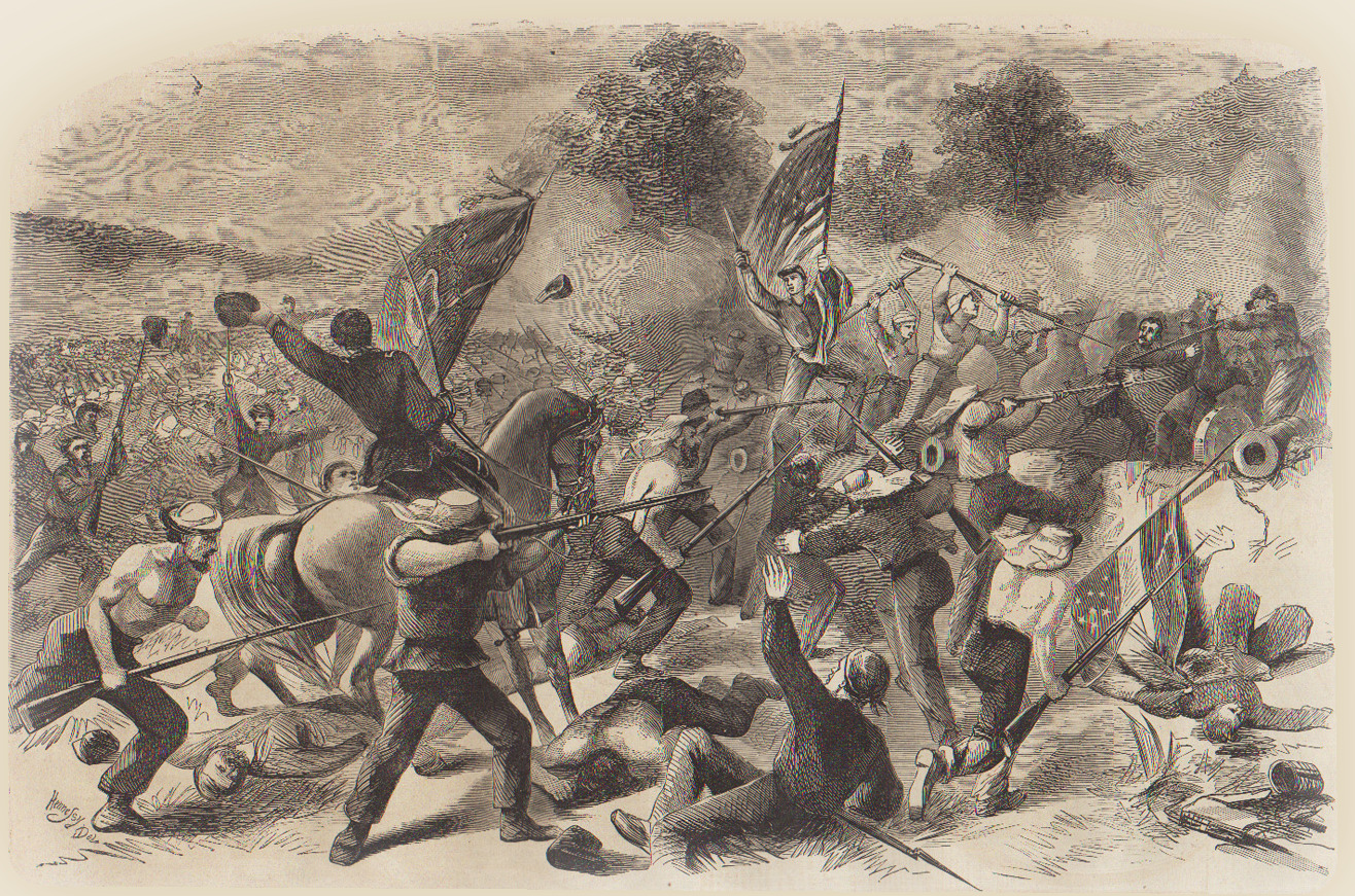 Gallant Charge of the Sixty-Ninth Regiment, New York State Militia, Upon a Rebel Battery at the Battle of Bull Run