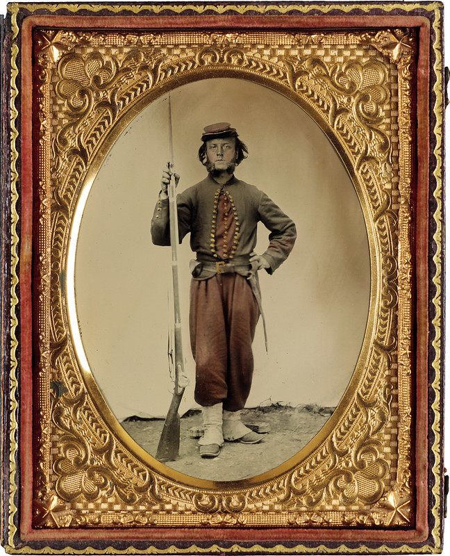 Red Legged Devil Zouave, 14th Brooklyn Regiment, very likely Alonzo S. Thompson