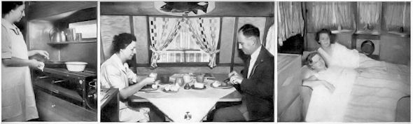 In a modern rolling home