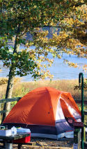 woolly hollow state park tent camping