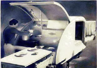 teardrop trailer galley from April 1936 Popular Science Monthly